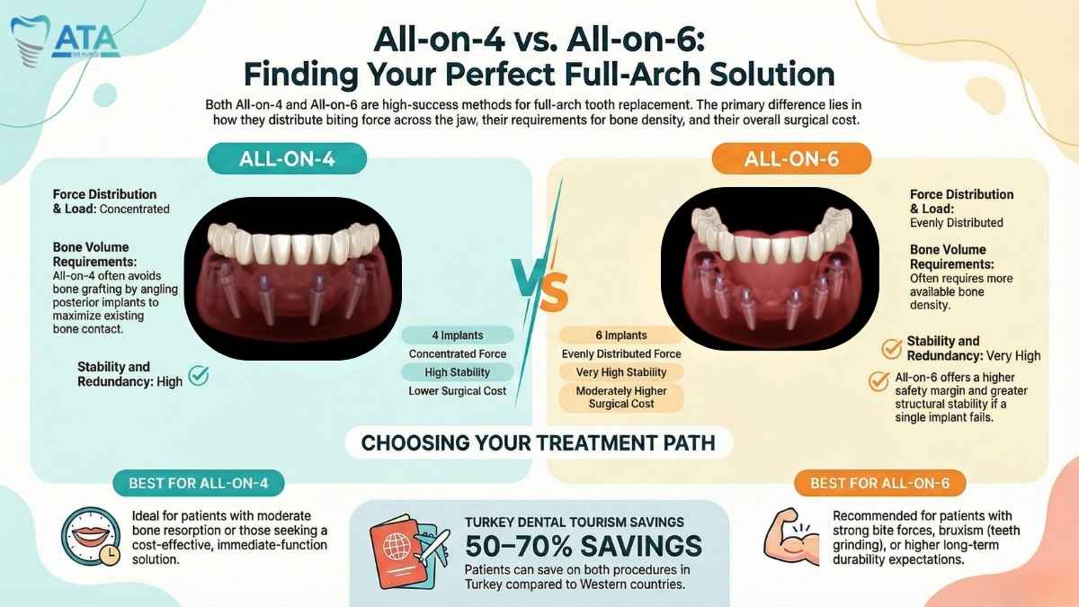 all on 4 vs all on 6 inforaphic